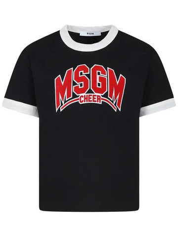 Kids Women CHEER Print T Shirt F4MSJBTH224 110 - MSGM - BALAAN 1