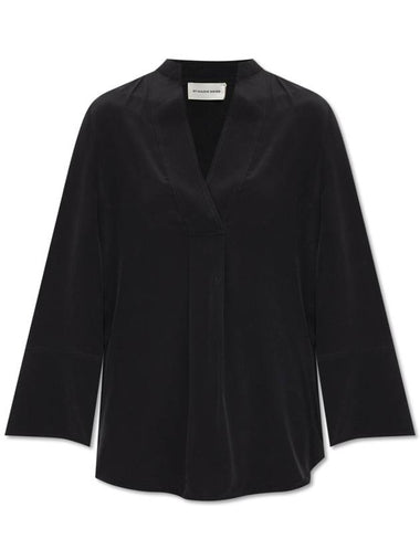 By Malene Birger ‘Flaiy’ Silk Top, Women's, Black - BY MALENE BIRGER - BALAAN 1