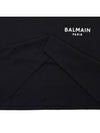 Logo Print Cropped Cotton Short Sleeve T-Shirt Black - BALMAIN - BALAAN 9