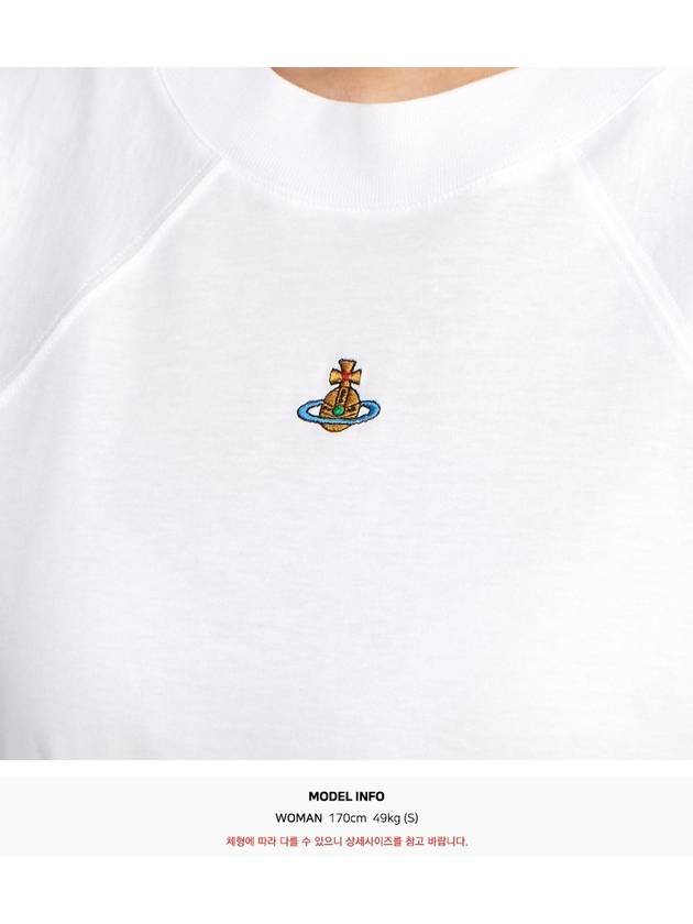 Women's Logo Short Sleeve T-Shirt White - VIVIENNE WESTWOOD - BALAAN 9