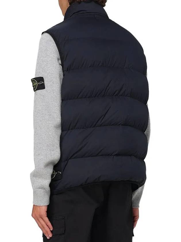 Seamless Tunnel Nylon Down Vest Navy - STONE ISLAND - BALAAN 3