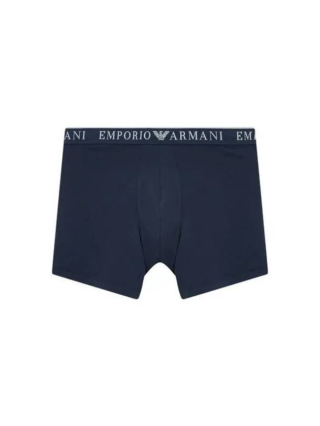 UNDERWEAR Men s Embossed Logo Banding Cotton Long Drawn Marine 270251 - EMPORIO ARMANI - BALAAN 1