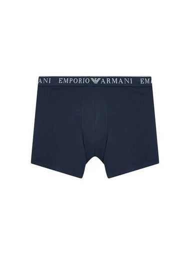 UNDERWEAR Men s Embossed Logo Banding Cotton Long Drawn Marine 270251 - EMPORIO ARMANI - BALAAN 1