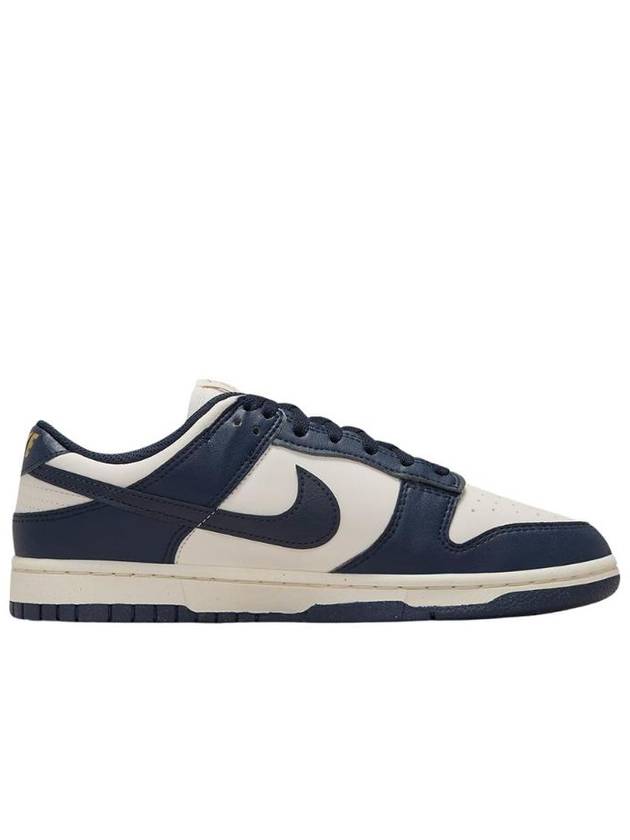 Dunk Low Next Nature Low Top Sneakers Ivory Navy - NIKE - BALAAN 1