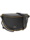 Skano leather belt bag black - ISABEL MARANT - BALAAN.