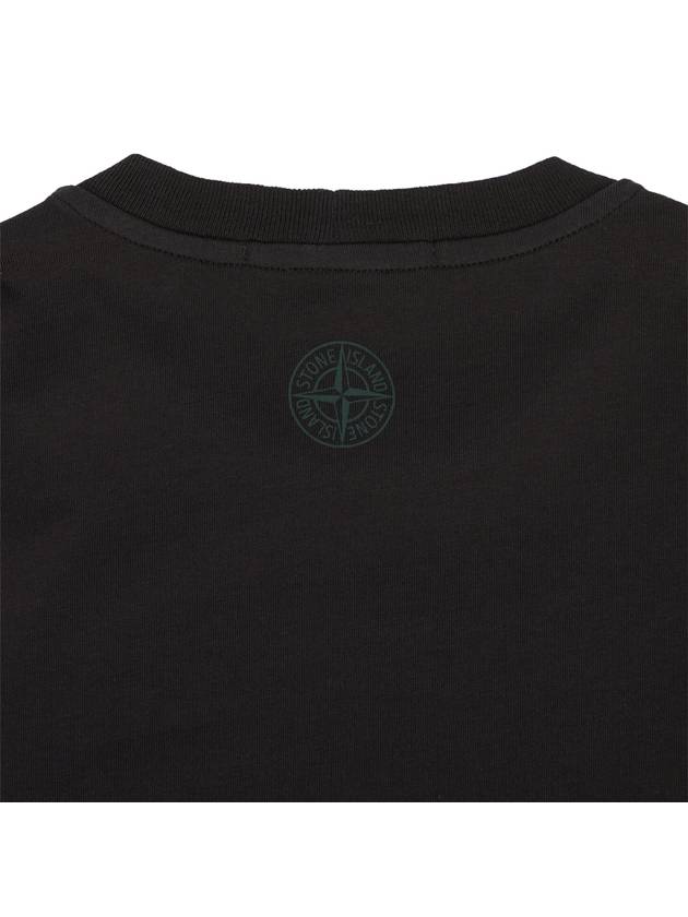 Kids Logo Print Cotton T Shirt 781621073 V0029 14 - STONE ISLAND - BALAAN 5