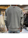 4 Bar Stripe Sweatshirt Grey - THOM BROWNE - BALAAN 6