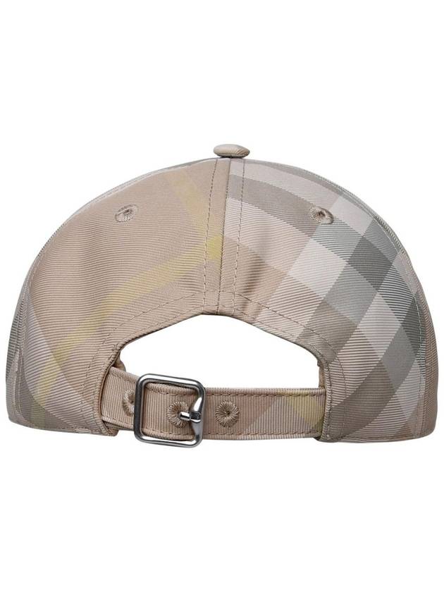 Check Ball Cap Beige - BURBERRY - BALAAN 4