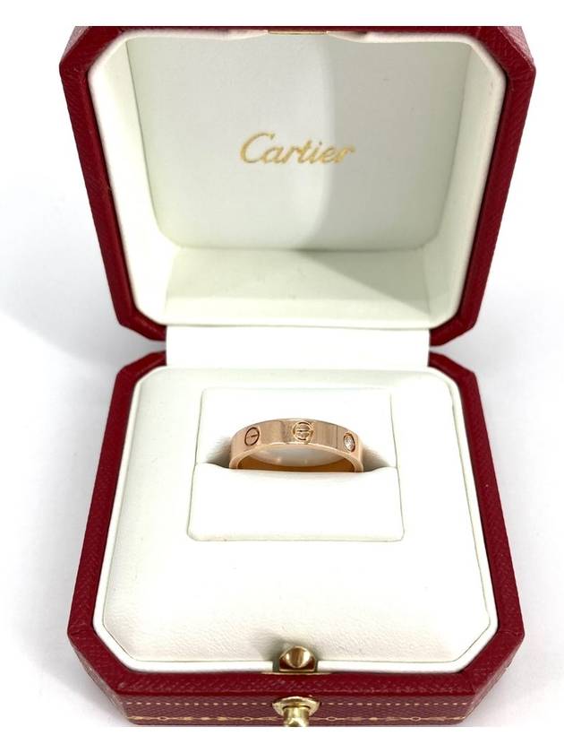 Love Ring 1P Diamond 55 Pink Gold - CARTIER - BALAAN 2