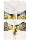 Yellow Wing Print Hoodie White - MARCELO BURLON - BALAAN 7