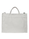 Logo Patch Tote Bag Grey - TEN C - BALAAN 4