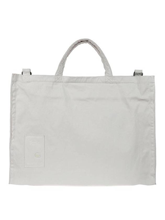 Logo Patch Tote Bag Grey - TEN C - BALAAN 4