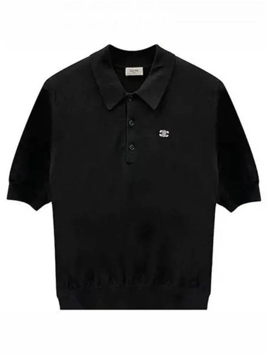 Men s PK Shirt C line T shirts and Polos Black - CELINE - BALAAN 2