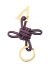 Triangle Nappa Key Holder Purple - BOTTEGA VENETA - BALAAN 2