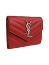 Women s 403943 Envelope Monogram Compact 3 fold Half Wallet - SAINT LAURENT - BALAAN 2