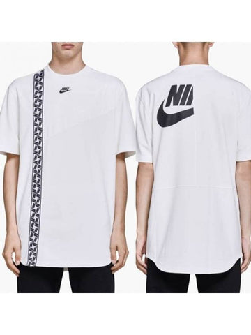 01AR4934133Pull tab poly tshirtoff white - NIKE - BALAAN 1