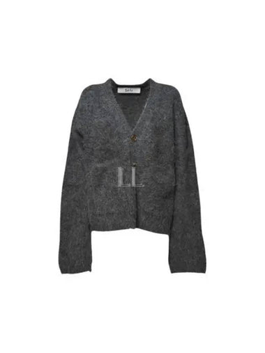 Separate Cardigan Gray Melange MFW24GRE - SEFR - BALAAN 1