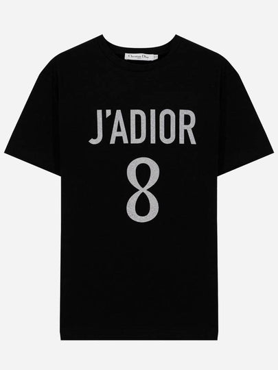 J'Adior 8 Short Sleeve T-Shirt Black - DIOR - BALAAN 2