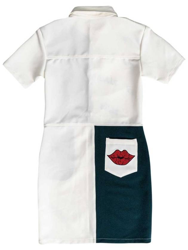 Ashura Logo Shirt Dress OP01 WHITE - PLA.Y_P - BALAAN 3