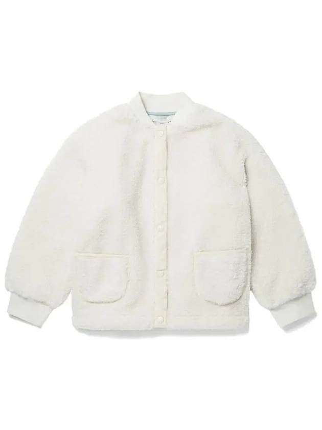 Kids Fleece Jacket White 8R2C17 Z0776 101 - STELLA MCCARTNEY - BALAAN 1