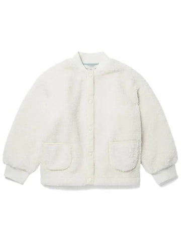 Kids Fleece Jacket White 8R2C17 Z0776 101 - STELLA MCCARTNEY - BALAAN 1