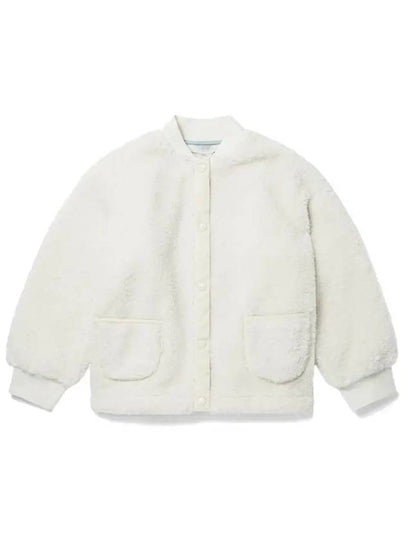 Kids Fleece Jacket White 8R2C17 Z0776 101 - STELLA MCCARTNEY - BALAAN 2