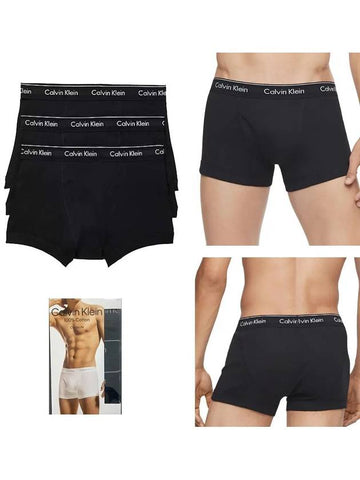 Underwear men s boxer shorts trunk drawstring cotton 3 piece set - CALVIN KLEIN - BALAAN 1