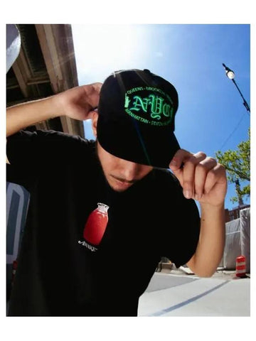 U NYC 6 PANEL HAT BLACK - AWAKE NY - BALAAN 1