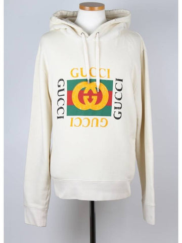 box logo vintage hoodie - GUCCI - BALAAN 1