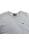 Item Logo Sweatshirt Grey - A.P.C. - BALAAN 4