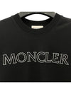 Lettering Logo Women's Short Sleeve TShirt 8C00013 999 - MONCLER - BALAAN 3