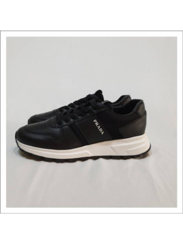 Prax01 Low Top Sneakers Black - PRADA - BALAAN 4