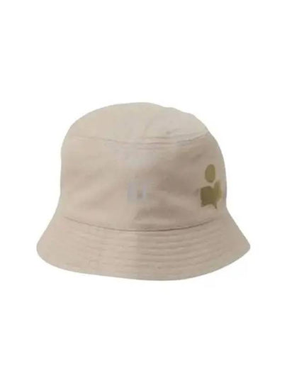 Haley Embroidered Logo Bucket Hat Beige - ISABEL MARANT - BALAAN 2