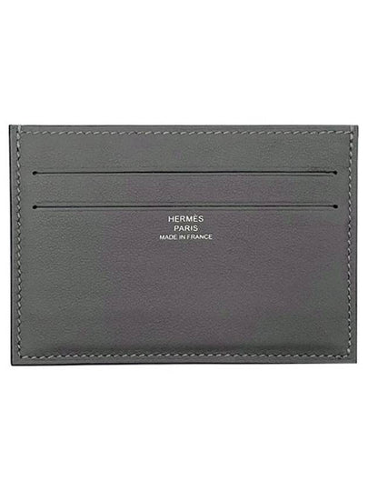 Citizen Twill Card Wallet Grey - HERMES - BALAAN 2