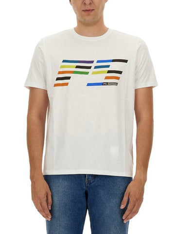 T-SHIRT WITH LOGO - PAUL SMITH - BALAAN 1