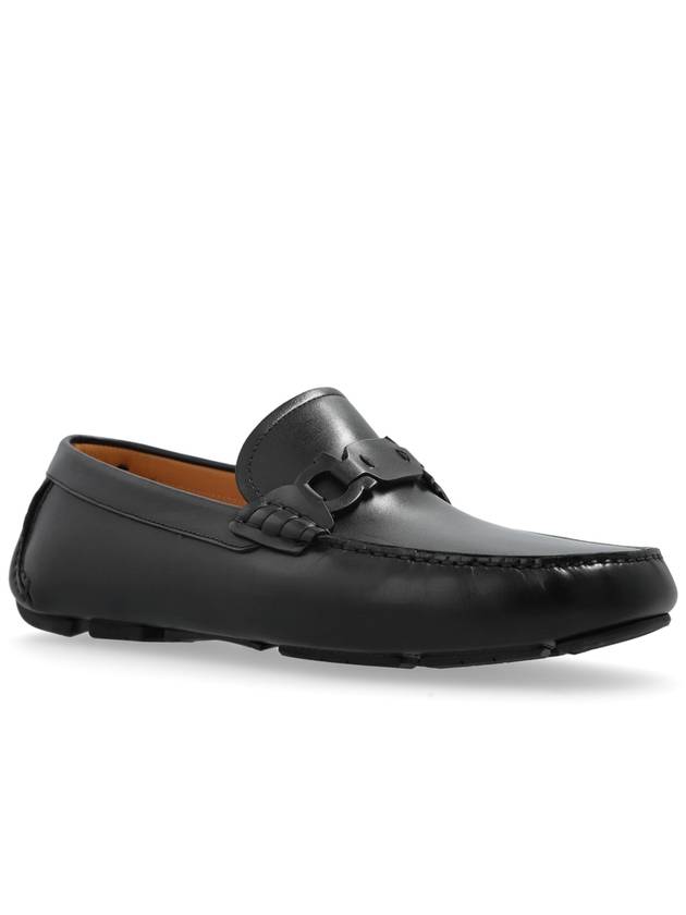 FERRAGAMO Leather Shoes Byte, Men's, Black - SALVATORE FERRAGAMO - BALAAN 4