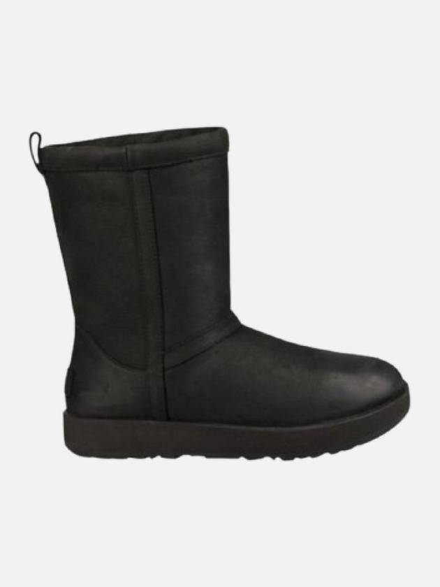 Classic Short Waterproof Leather Winter Boots Black - UGG - BALAAN 1