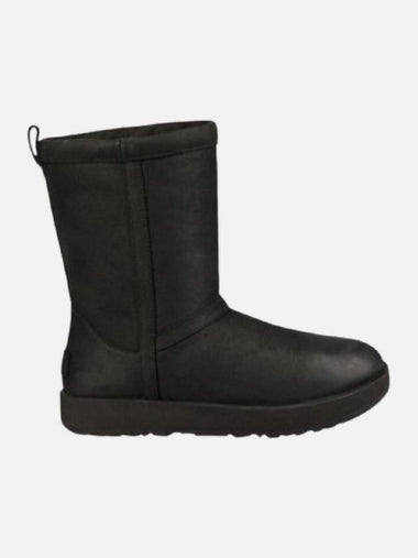 Classic Short Waterproof Leather Winter Boots Black - UGG - BALAAN 1