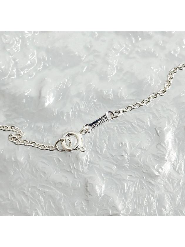 Tiffany El Seferti Open Heart Silver 925 Vintage Necklace 4ATIA3953 - TIFFANY & CO. - BALAAN 5