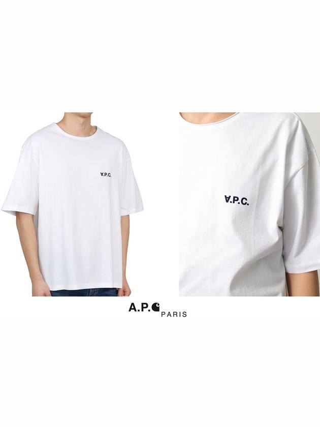 Jeremy Logo Short Sleeve T-shirt White - A.P.C. - BALAAN 5