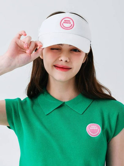 Smile sun visor WHITE - MONBIRDIE GOLF - BALAAN 2