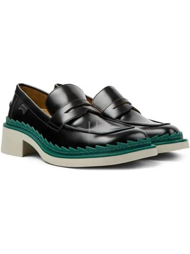 Twins Leather Loafers Black - CAMPER - BALAAN 2