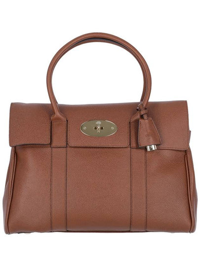 Bayswater Grain Small Classic Leather Tote Bag Brown - MULBERRY - BALAAN 2