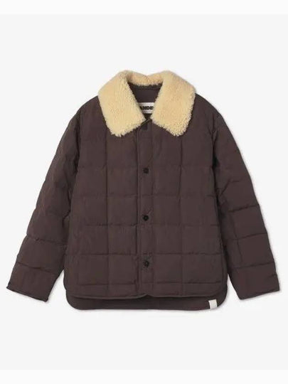 Men's Shearling Down Padded Brown - JIL SANDER - BALAAN 2