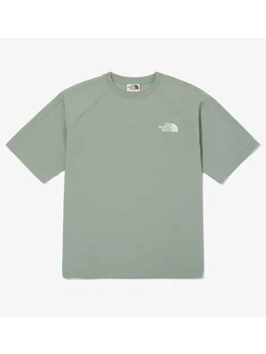 The North Face NT7UQ02M White Label Ice Run Short Sleeve Round Tee - THE NORTH FACE - BALAAN 1