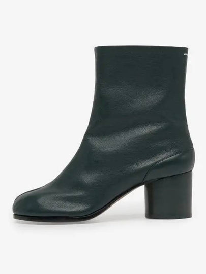 Leather Tabi Ankle Middle Boots Green - MAISON MARGIELA - BALAAN 2