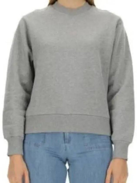 Boxy Micro Logo Sweatshirt Grey - A.P.C. - BALAAN 2