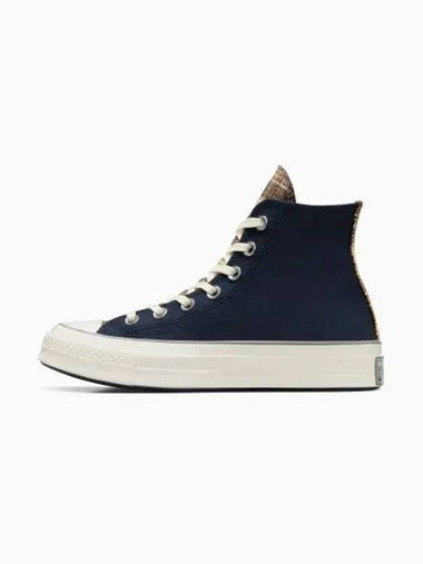 Chuck 70 Canvas High Top Sneakers Obsidian - CONVERSE - BALAAN 1