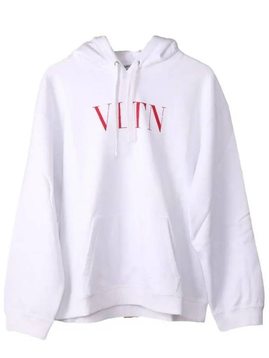 Logo Print Hoodie White - VALENTINO - BALAAN 2