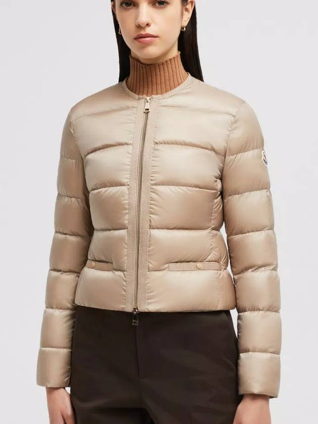 Laurine Short Padding Beige - MONCLER - BALAAN 4